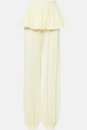 Alaïa Alaïa Pantalon ample à taille mi-haute