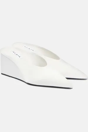 Alaïa Alaïa Escarpins compensés Cube Pointy 75