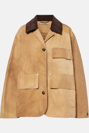 Stella McCartney Veste en coton et velours côtelé