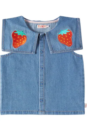 Tiny Cottons Blouse Strawberries en jean