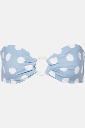 Marysia Haut de bikini bandeau Coronada à pois