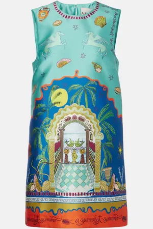ALÉMAIS Alémais Robe Surrealist Summer imprimée