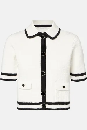 Nina Ricci Cardigan en tweed de coton mélangé
