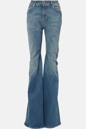 Rick Owens Jean évasé à taille haute
