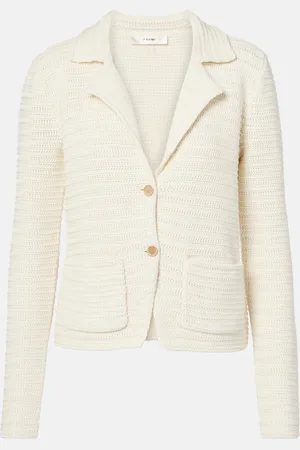 Frame Blazer The Crochet en coton