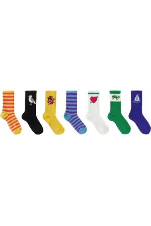 Mini Rodini Set de 7 paires de chaussettes Seagull