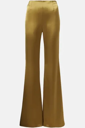 GALVAN Pantalon ample Atruvia en satin