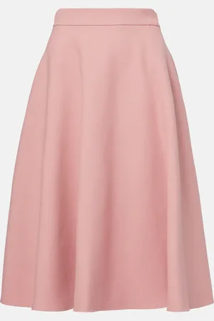 Dolce & Gabbana Jupe midi en laine vierge
