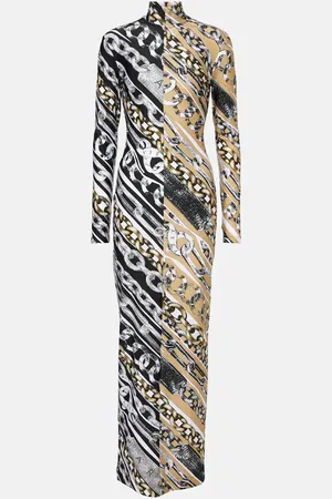 AREA Robe longue imprimée