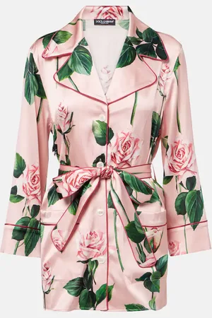 Dolce & Gabbana Blouse en soie mélangée a fleurs
