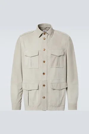 Brunello Cucinelli Surchemise en daim