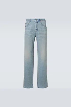 Saint Laurent Jean droit à taille mi-haute