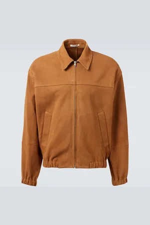 Auralee Veste blouson en daim