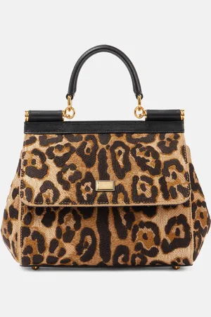 Dolce & Gabbana Sac Sicily Medium à motif léopard
