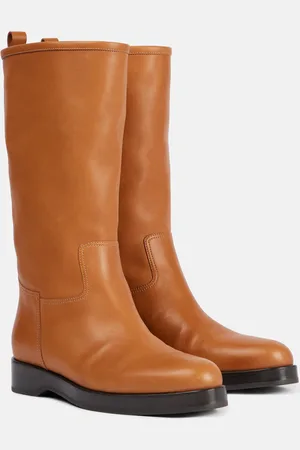 Loro Piana Bottes John en cuir