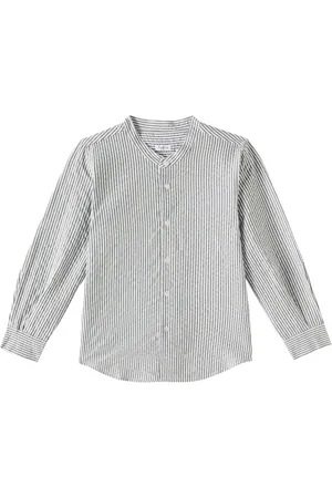 Il gufo Chemise en coton rayé
