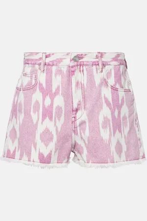 Marant Etoile Short Lesia brodé en jean