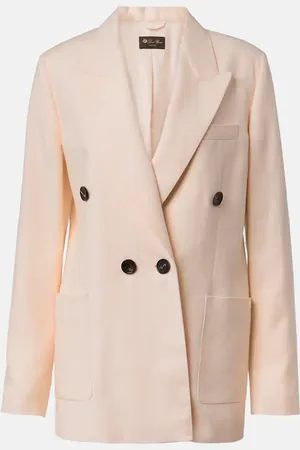 Loro Piana Blazer Genny en lin et laine