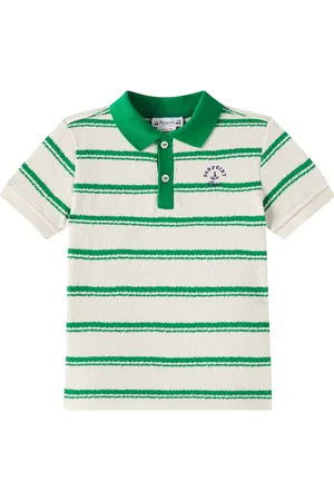 BONPOINT Polo Edel rayé en coton