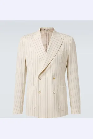 Dolce & Gabbana Blazer rayé en coton mélangé