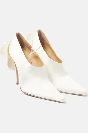 MAGDA BUTRYM Escarpins en satin à fleurs