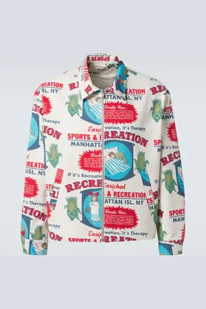 BODE Veste Enrichment imprimée en coton