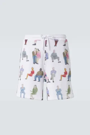 J.W.Anderson Short imprimé en coton