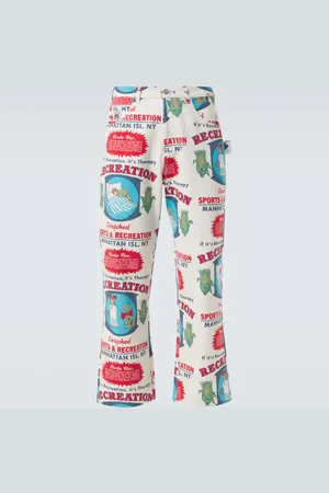 BODE Pantalon droit Enrichment Knolly Brook en coton
