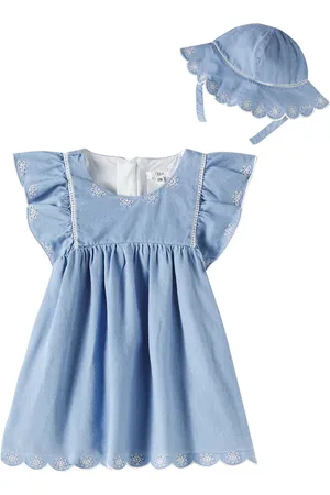 Chloé Chloé Kids Bébé – Set robe et chapeau en coton
