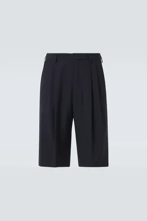 DRIES VAN NOTEN Short à taille haute en laine