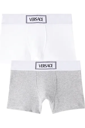 VERSACE Set de 2 boxers en coton mélangé
