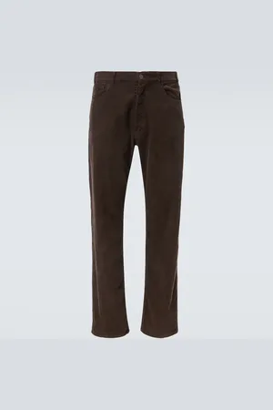 The Row Pantalon droit Burt en coton