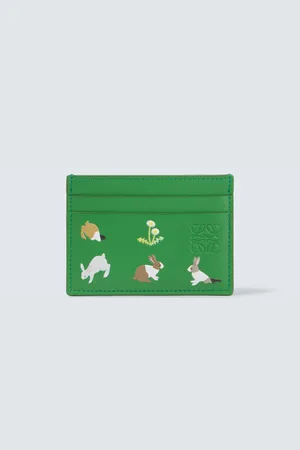 Loewe X Suna Fujita – Porte-cartes Bunny Anagram en cuir