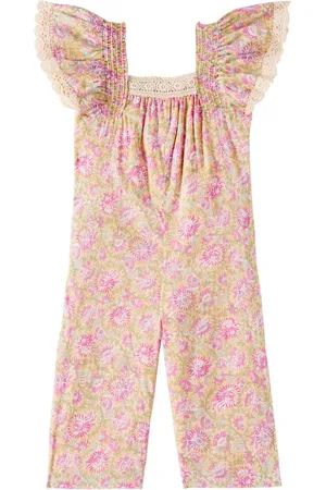 Louise Misha Combi-pantalon Irene en coton à fleurs