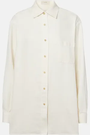 The Row Chemise Nesson oversize en jean
