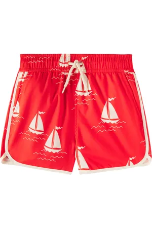 Mini Rodini Short de bain Sailing Boats