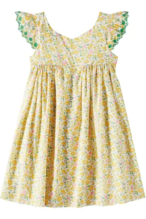 BONPOINT Robe Emina en coton à fleurs