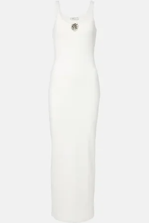 BLUMARINE Robe longue en coton