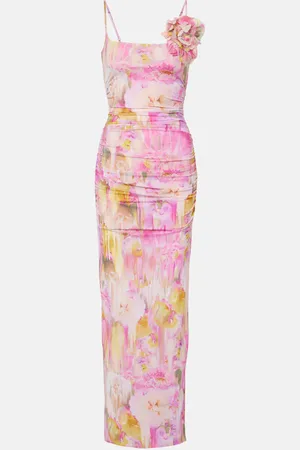 BLUMARINE Robe longue à fleurs