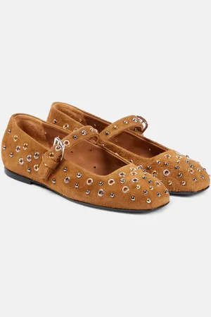 Dorothee Schumacher Ballerines Wild Softness en daim