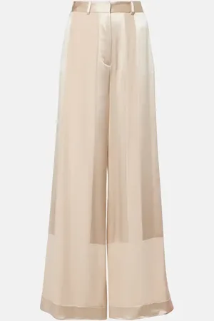 Joseph Pantalon droit Corto en satin de soie