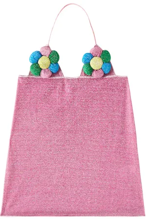 Oseree Oséree Kids Robe Lumière en lamé à fleurs