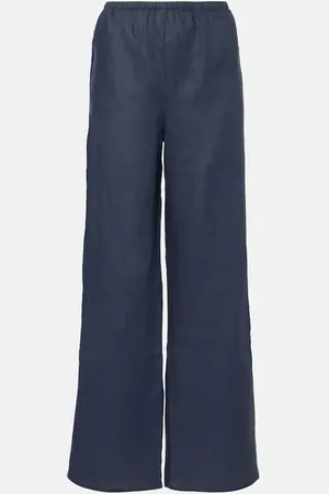 ASCENO Pantalon ample Austin en lin