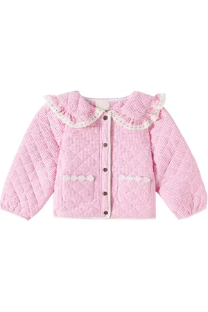 Louise Misha Veste Joulia en coton à carreaux