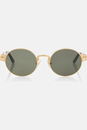 Jean Paul Gaultier Lunettes de soleil rondes Double Ressort
