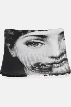 FORNASETTI Cendrier Tema E Variazioni N.137 en porcelaine
