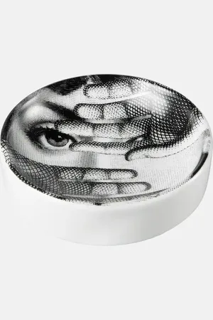 FORNASETTI Cendrier Tema E Variazioni N.154 en porcelaine
