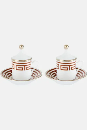 RICHARD GINORI 1735 Set de 2 tasses à café et soucoupes Labirinto Tête à Tête
