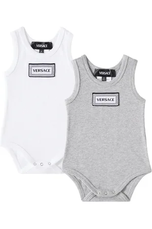 VERSACE Bébé – Body en coton mélangé à logo