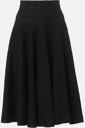 The Row Jupe midi Jaliah en coton et lin